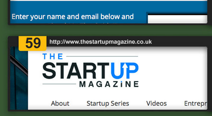 The Startup Magazine in the Top 100 Entreprenuer blogs